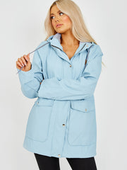 PU Coated Hooded Rain Mac