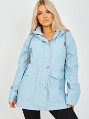 PU Coated Hooded Rain Mac