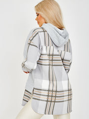 Verifique detallarse la sudadera con capucha de vellón