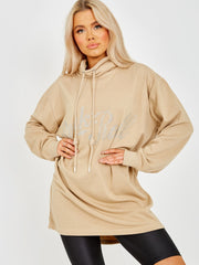 Oversized Rock N Roll Diamante Jumper