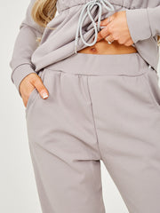 Frill Detail Drawstring Co-ord