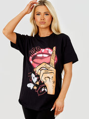 Respect All Graphic Printed T-Shirt