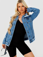 Distressed Denim Jacket