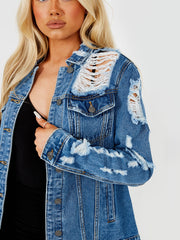 Distressed Denim Jacket