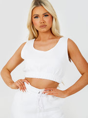 Crop Top & Shorts Fleece Co-ord