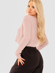 Tie Front Knit Cardigan Top