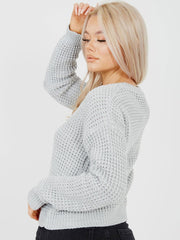 Visser gebreide getuigde trui