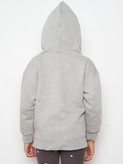 Kids Colour Drip Teddy Graphic Print Hoodie