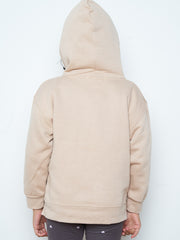 Kids Colour Drip Teddy Graphic Print Hoodie