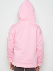 Kids Colour Drip Teddy Graphic Print Hoodie