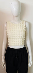 Bubble Textured Crop Top