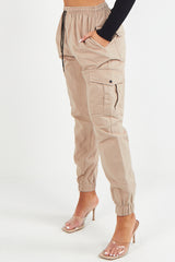 Twill Fabric Cargo Trousers