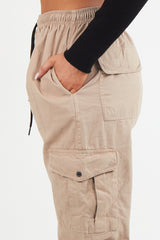 Twill Fabric Cargo Trousers