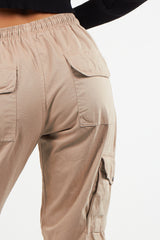 Twill Fabric Cargo Trousers