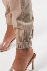 Twill Fabric Cargo Trousers