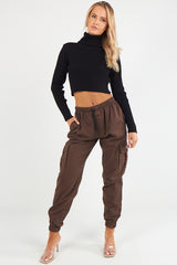 Twill Fabric Cargo Trousers
