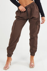 Twill Fabric Cargo Trousers