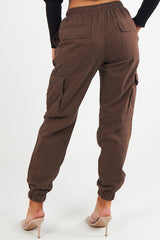 Twill Fabric Cargo Trousers