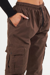 Twill Fabric Cargo Trousers