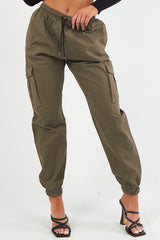 Twill Fabric Cargo Trousers
