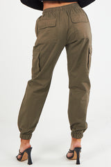 Twill Fabric Cargo Trousers