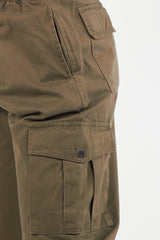 Twill Fabric Cargo Trousers