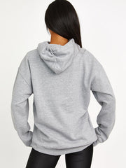 Chic casual club grafische print hoodie