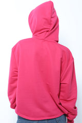 Übergroßer Mädchen Boss Kapuzenpullover