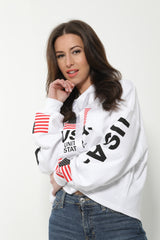 EE. UU. Impresión de sudadera de gran tamaño