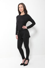 Tie Knot Top And Bottom Loungewear