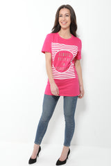 Believe In Yourself Slogan Printed T Shirt