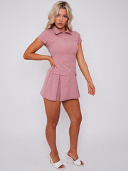 Zip Front A-Line Dress