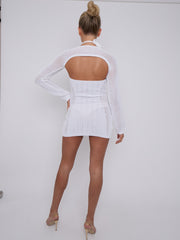 2 -delige gebreide visnetjurk