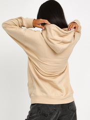 Sudadera con capucha de impresión gráfica elegante