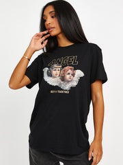 Angel Graphic Printed T-Shirt