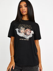 Angel Graphic Printed T-Shirt