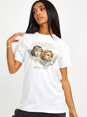 Angel Graphic Printed T-Shirt