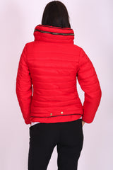 Plus Size Quilted Padded Puffer Bubble Jacket