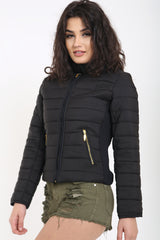 Pandelen zijkanten gewatteerde gewatteerde puffer bubbeljas