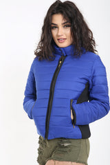 Pandelen zijkanten gewatteerde gewatteerde puffer bubbeljas