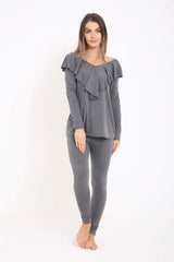 Pleated Jersey Loungewear