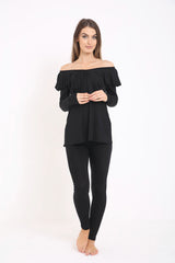 Pleated Jersey Loungewear