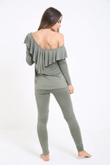 Pleated Jersey Loungewear