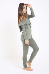 Pleated Jersey Loungewear