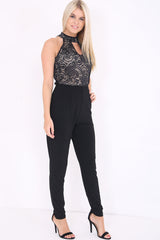 Superposición de encaje de brillo Superpiso de cuello alto