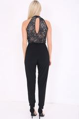 Superposición de encaje de brillo Superpiso de cuello alto