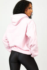 Blijf nieuwsgierige grafische print hoodie