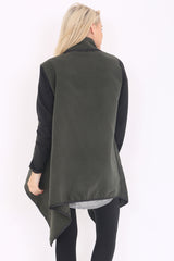 Oversized Waterfall Draped Cardigan Coat