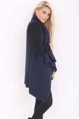 Oversized Waterfall Draped Cardigan Coat
