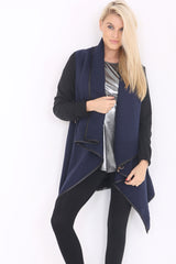 Oversized Waterfall Draped Cardigan Coat